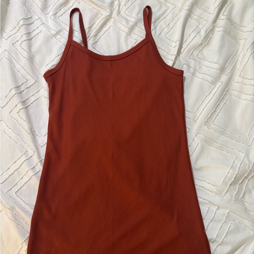 No Boundaries Red Fitted Sleeveless Camisole